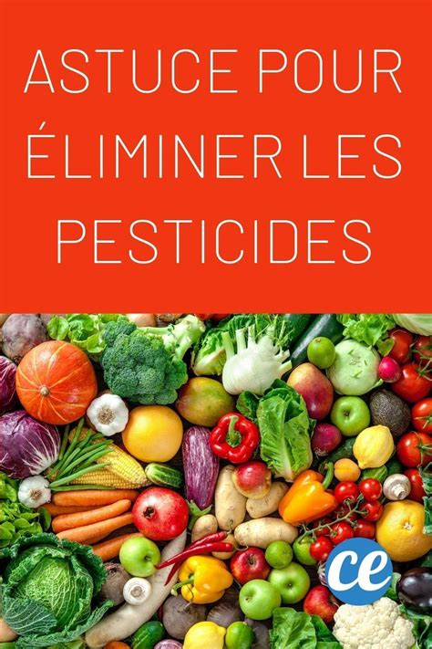 comment enlever les pesticides des légumes